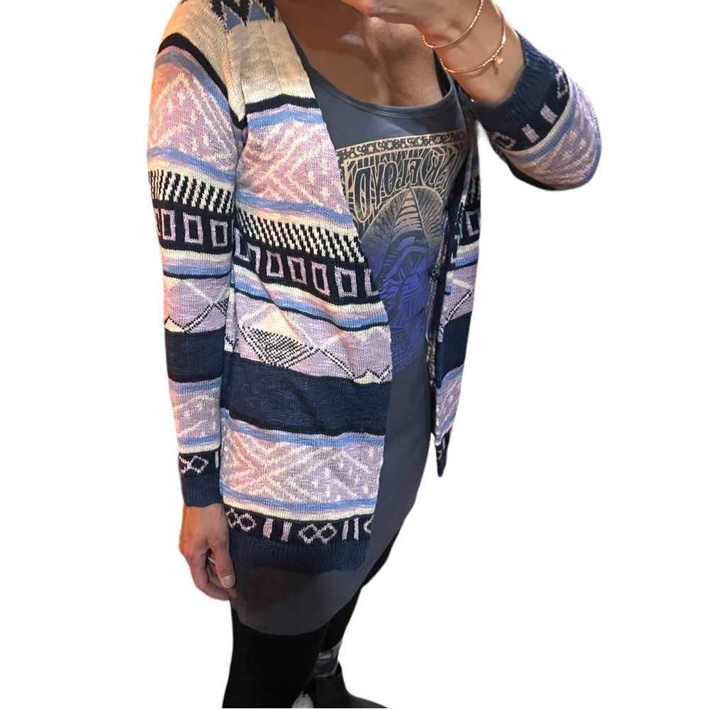 Love Aztec Multi Color Cardigan S : M/L - Picture 9 of 10